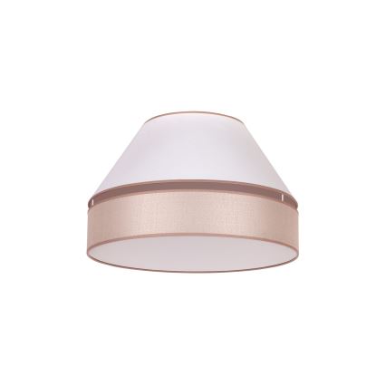 Duolla - Plafondlamp AVIGNON 1xE27/15W/230V diameter 50 cm wit/beige