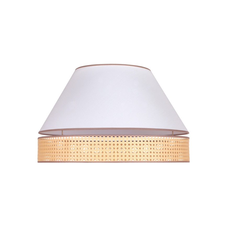 Duolla - Plafondlamp AVIGNON 3xE27/15W/230V diameter 60 cm wit/rotan