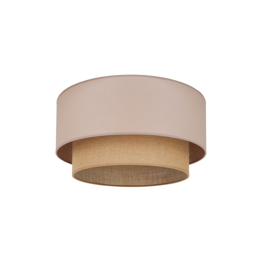 Duolla - Plafondlamp BOHO 1xE27/15W/230V diameter 45 cm beige/bruin