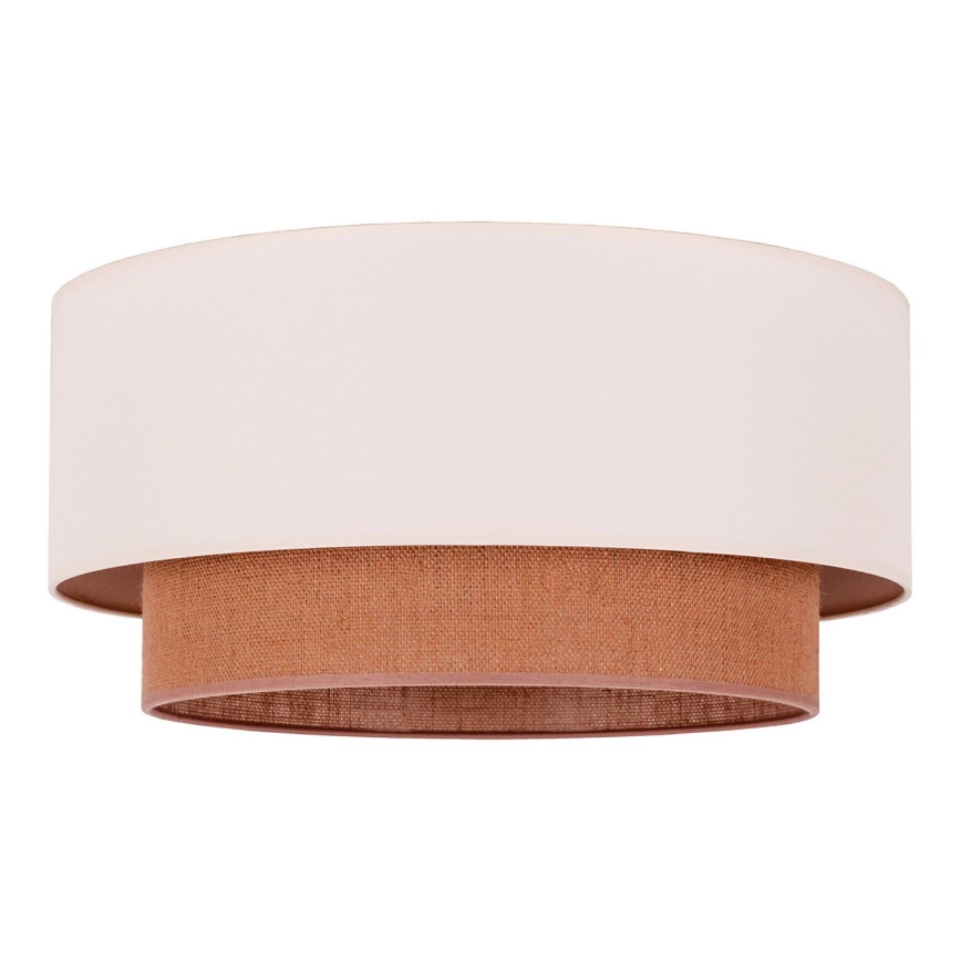 Duolla - Plafondlamp BOHO 3xE27/15W/230V Ø 60 cm beige/bruin