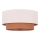 Duolla - Plafondlamp BOHO 3xE27/15W/230V Ø 60 cm beige/bruin