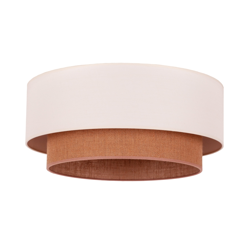Duolla - Plafondlamp BOHO 3xE27/15W/230V Ø 60 cm beige/bruin