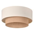 Duolla - plafondlamp BOHO 3xE27/15W/230V Ø 60 cm crème/beige