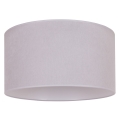 Duolla - Plafondlamp BRISTOL 1xE27/15W/230V diameter 45 cm grijs/wit