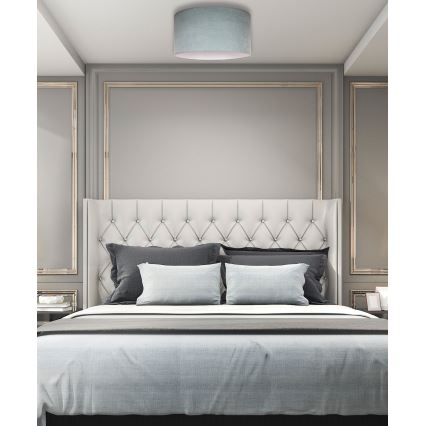 Duolla - Plafondlamp BRISTOL 1xE27/15W/230V Ø 45 cm groen/wit