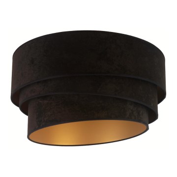 Duolla - Plafondlamp DEVON 1xE27/40W/230V diameter 45 cm zwart/goud