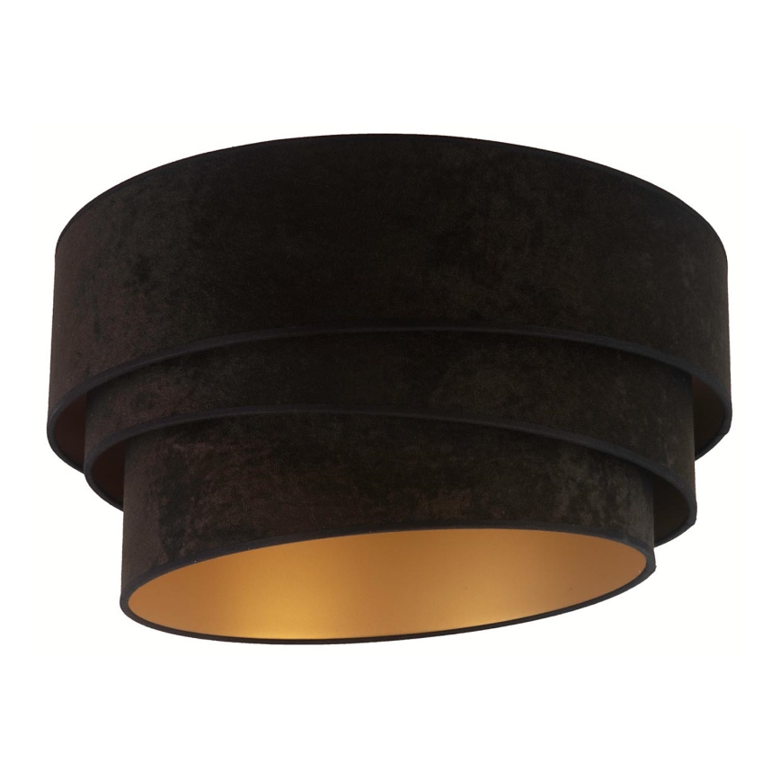 Duolla - Plafondlamp DEVON 1xE27/40W/230V diameter 45 cm zwart/goud