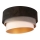 Duolla - Plafondlamp DEVON 1xE27/40W/230V diameter 45 cm zwart/grijs/beige