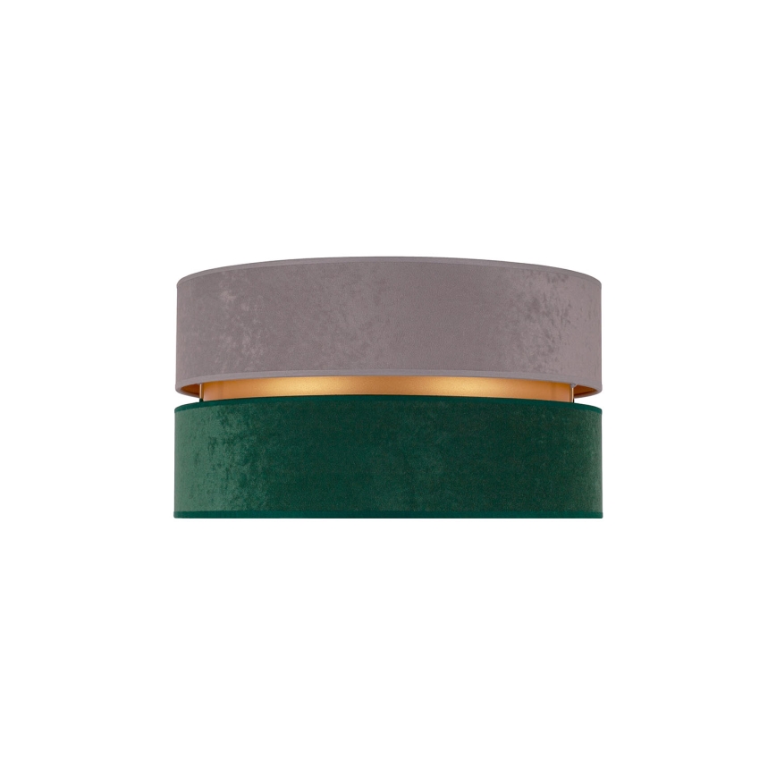 Duolla - Plafondlamp DUO 1xE27/15W/230V diameter 40 cm grijs/groen/goud