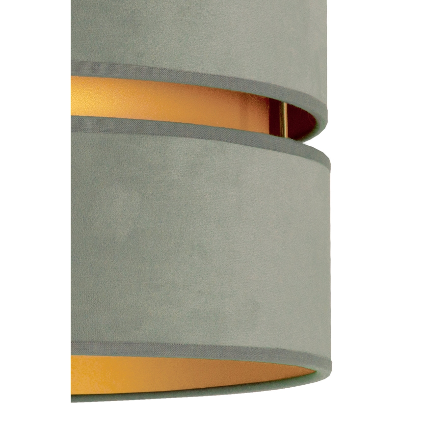 Duolla - Plafondlamp DUO 1xE27/15W/230V diameter 40 cm licht groen/goud