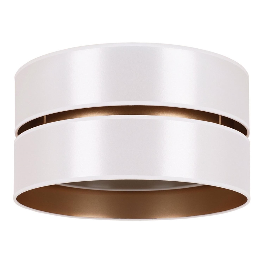 Duolla - Plafondlamp DUO 1xE27/15W/230V diameter 40 cm wit/goud