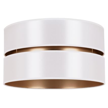 Duolla - Plafondlamp DUO 1xE27/15W/230V diameter 40 cm wit/goud