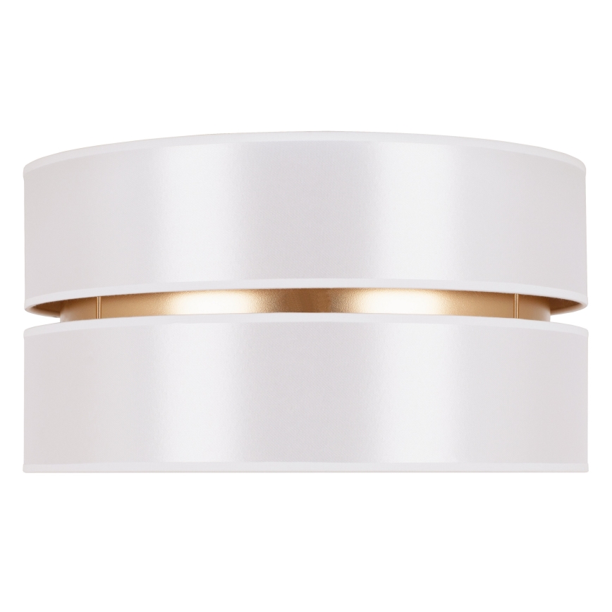Duolla - Plafondlamp DUO 1xE27/15W/230V diameter 40 cm wit/goud