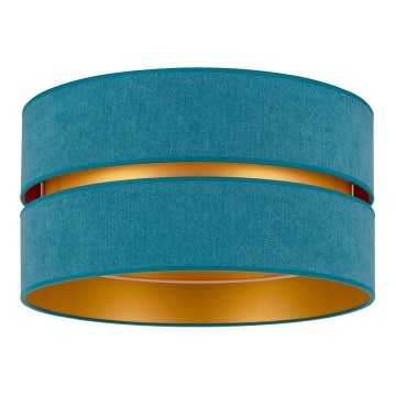 Duolla - Plafondlamp DUO 1xE27/40W/230V diameter 40 cm turquoise/goud