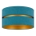Duolla - Plafondlamp DUO 1xE27/40W/230V diameter 40 cm turquoise/goud