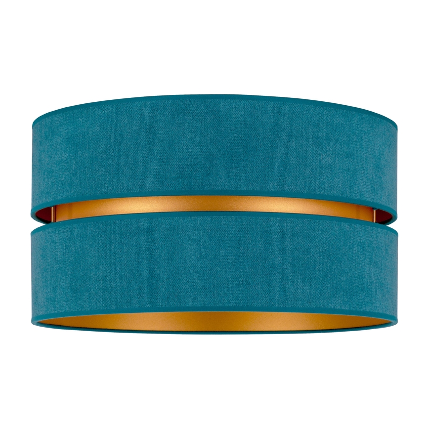 Duolla - Plafondlamp DUO 1xE27/40W/230V diameter 40 cm turquoise/goud
