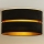 Duolla - Plafondlamp DUO 1xE27/40W/230V diameter 40 cm zwart/goud