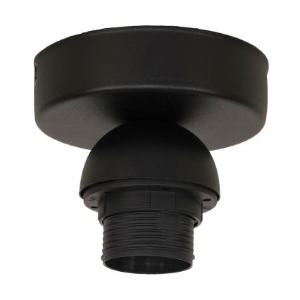 Duolla - Plafondlamp DUO 1xE27/40W/230V diameter 40 cm zwart/goud