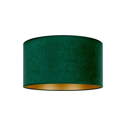 Duolla - Plafondlamp ROLLER 1xE27/15W/230V diameter 40 cm tmavě groen/gouden