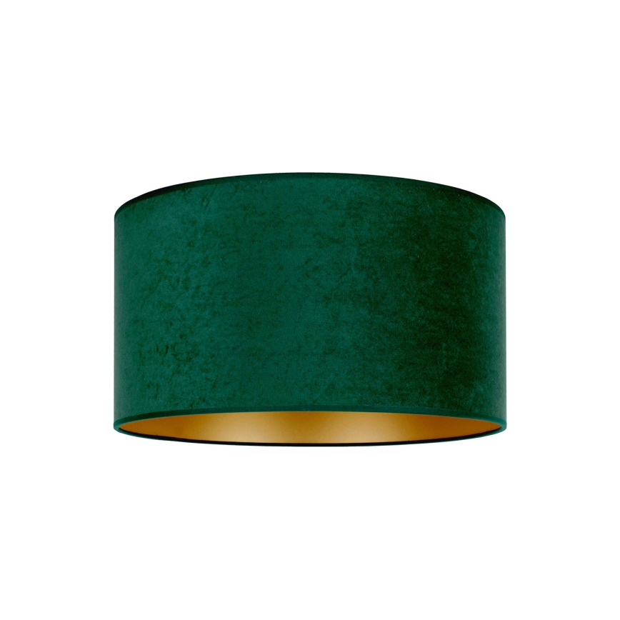 Duolla - Plafondlamp ROLLER 1xE27/15W/230V diameter 40 cm tmavě groen/gouden