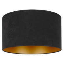 Duolla - Plafondlamp ROLLER 1xE27/15W/230V diameter 40 cm zwart/gouden