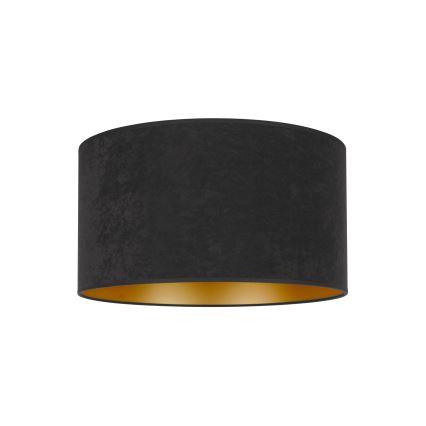 Duolla - Plafondlamp ROLLER 1xE27/15W/230V diameter 40 cm zwart/gouden