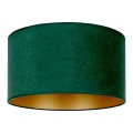Duolla - Plafondlamp ROLLER 1xE27/15W/230V Ø 40 cm donkergroen/goud