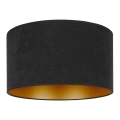 Duolla - Plafondlamp ROLLER 1xE27/15W/230V Ø 40 cm zwart/goud
