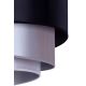 Duolla - Plafondlamp TRIO 1xE27/15W/230V diameter 45 cm zwart/zilver
