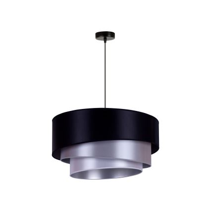Duolla - Plafondlamp TRIO 1xE27/15W/230V diameter 60 cm blauw/zilver