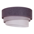 Duolla - Plafondlamp TRIO 1xE27/15W/230V Ø 45 cm antraciet/grijs/wit
