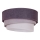 Duolla - Plafondlamp TRIO 1xE27/15W/230V Ø 45 cm antraciet/grijs/wit