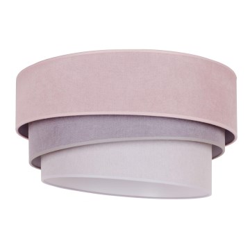 Duolla - Plafondlamp TRIO 1xE27/15W/230V Ø 45 cm roze/grijs/wit