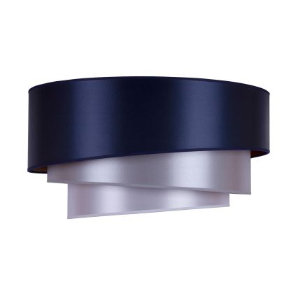 Duolla - Plafondlamp TRIO 3xE27/15W/230V diameter 60 cm blauw/zilver/koper