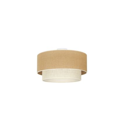 Duolla - Plafondlamp YUTE BOHO 1xE27/15W/230V diameter 45 cm bruin/crème