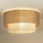 Duolla - Plafondlamp YUTE BOHO 3xE27/15W/230V diameter 60 cm bruin/crème