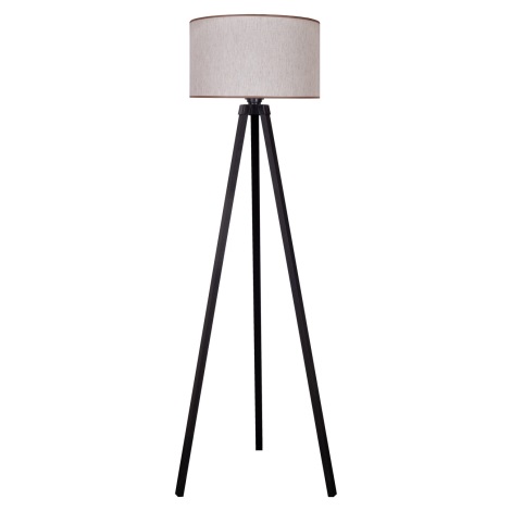 Duolla - Staande lamp 1xE27/60W/230V beige/zwart