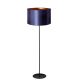 Duolla - Staande Lamp CANNES 1xE27/15W/230V 45 cm paars/koper/zwart