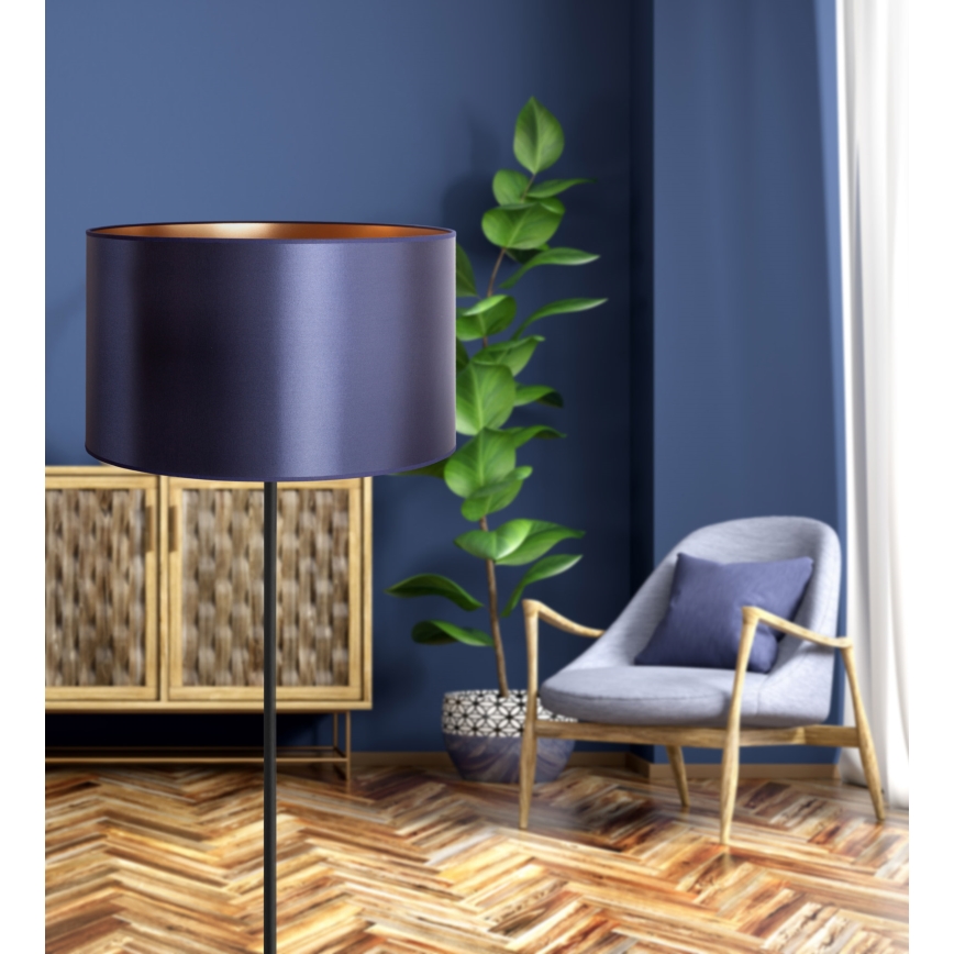 Duolla - Staande Lamp CANNES 1xE27/15W/230V diameter 45 cm paars/koper/zwart