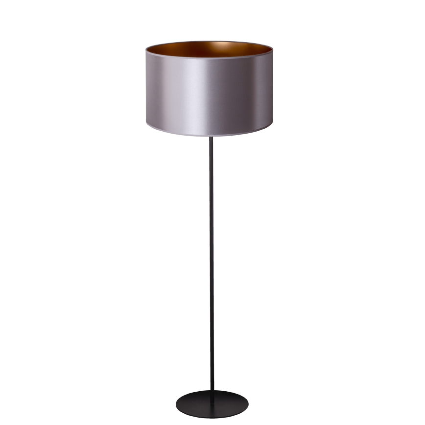 Duolla - Staande Lamp CANNES 1xE27/15W/230V diameter 45 cm zilver/koper/zwart