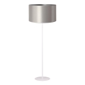 Duolla - Staande Lamp CANNES 1xE27/15W/230V diameter 45 cm zilver/wit