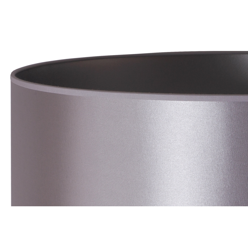 Duolla - Staande Lamp CANNES 1xE27/15W/230V diameter 45 cm zilver/zwart