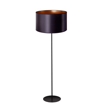 Duolla - Staande Lamp CANNES 1xE27/15W/230V diameter 45 cm zwart/koper