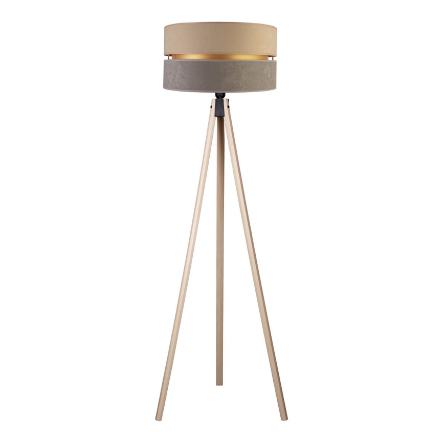 Duolla - Staande Lamp DUO 1xE27/60W/230V diameter 44 cm beige/grijs/beige