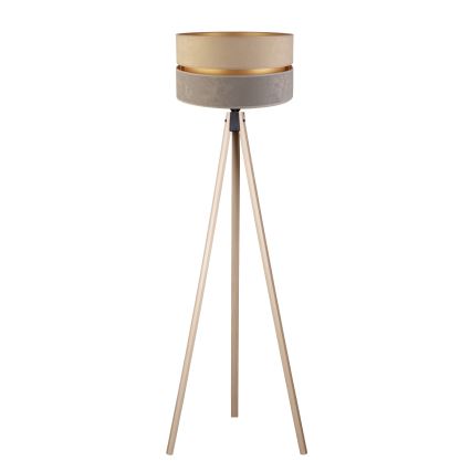 Duolla - Staande Lamp DUO 1xE27/60W/230V diameter 44 cm beige/grijs/beige