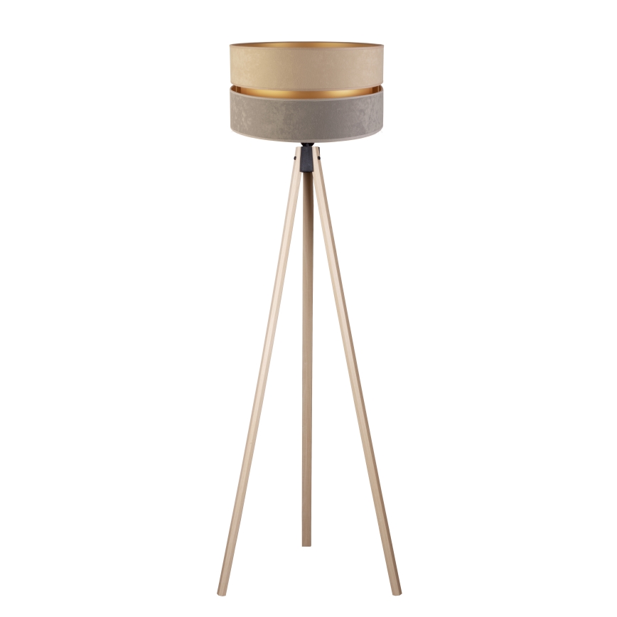 Duolla - Staande Lamp DUO 1xE27/60W/230V diameter 44 cm beige/grijs/beige