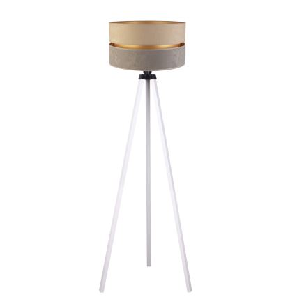 Duolla - Staande Lamp DUO 1xE27/60W/230V diameter 44 cm beige/grijs/wit