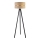 Duolla - Staande Lamp DUO 1xE27/60W/230V diameter 44 cm beige/wengé