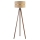 Duolla - Staande Lamp DUO 1xE27/60W/230V diameter 44 cm beige/wengé