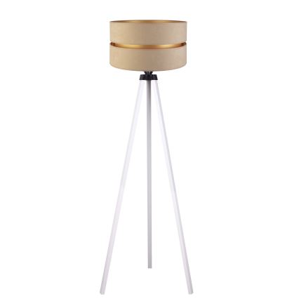 Duolla - Staande Lamp DUO 1xE27/60W/230V diameter 44 cm beige/wit
